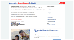 Desktop Screenshot of ouestfrance-solidarite.org