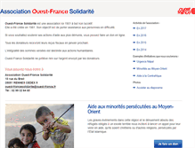 Tablet Screenshot of ouestfrance-solidarite.org